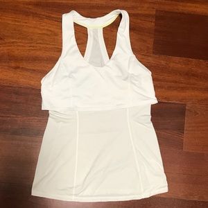 Lululemon athletic tank, size 6, white